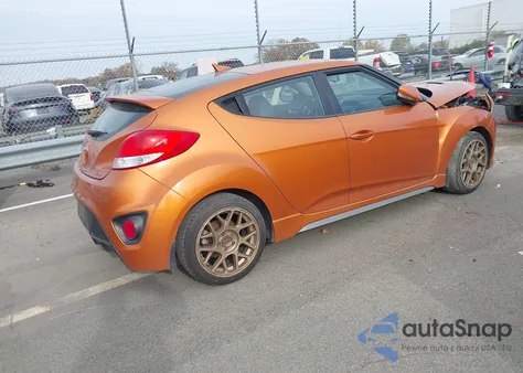 2015 Hyundai Veloster Turbo from USA, damaged, VIN KMHTC6AE2FU216513